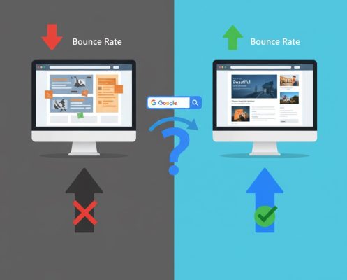 تاثیر کاهش نرخ پرش بانس ریت بر رتبه بندی سایت در گوگل