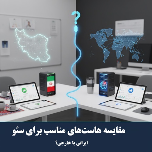 مقایسه هاست ‌های مناسب برای سئو (ایرانی یا خارجی؟)