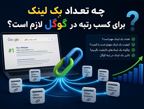 چه تعداد بك لينك براي كسب رتبه در گوگل لازم است؟